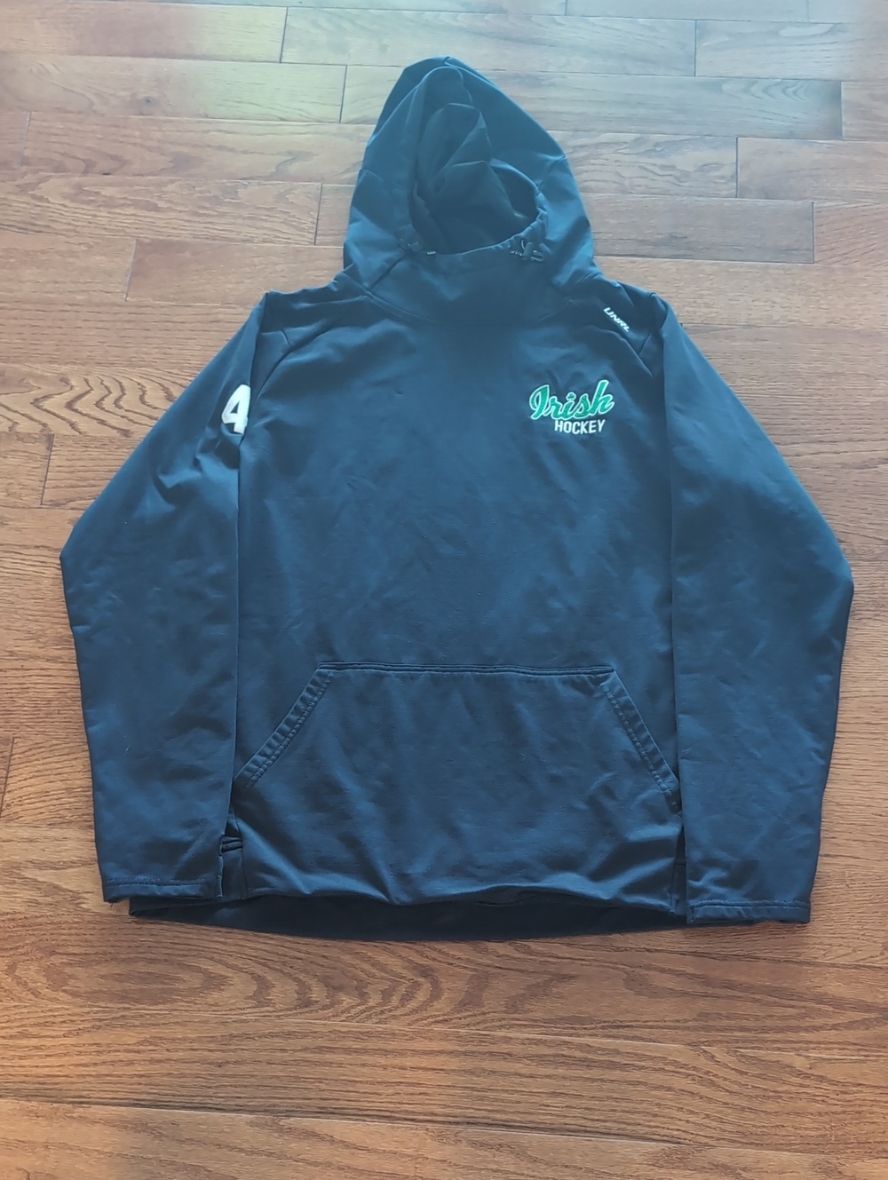 Navy Irish Hockey Pullover Hooded Sweater Vest